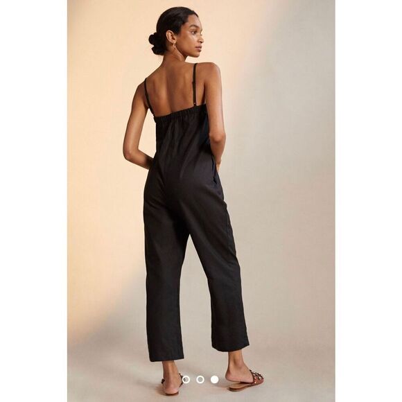 Anthropologie x Hutch Breezy Bow-Tie Jumpsuit Size 4 - Picture 3 of 9